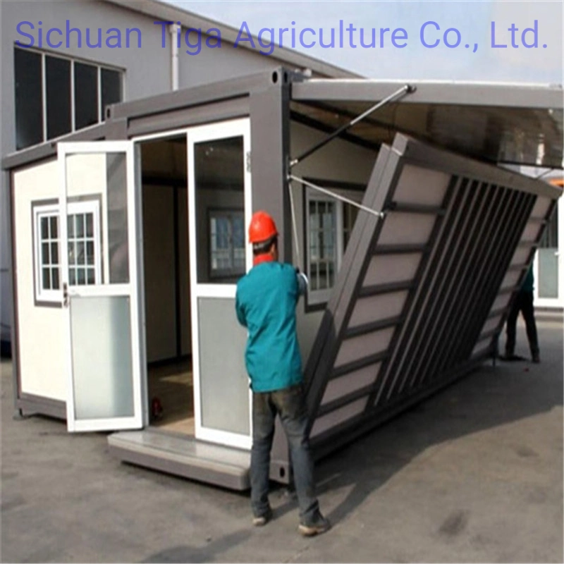 20FT Standard Gray Steel Frame ISO Certificate Temporary Modular Container Prefabricated House