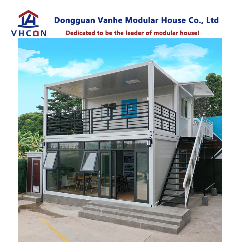 China Luxury Living Prefab Portable Caravan Wooden Mobile Module Camp Steel Flat Pack Building Modular Tiny Prefabricated Office Home Shipping Container House