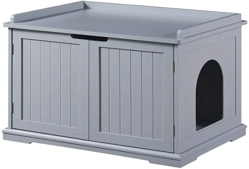Large Space Cat Bathroom Cat Litter Box Storage Counter Pet House