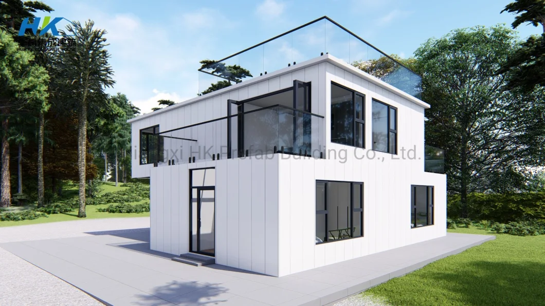 Long Lasting Strong Prefab Prefabricated Modular Shipping Container House Home.