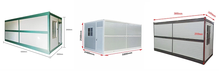 Cheap Price Flack Pack Container House Modern Tiny Flat Pack Container House Mobile 1 Bedroom Prefab Modular Homes
