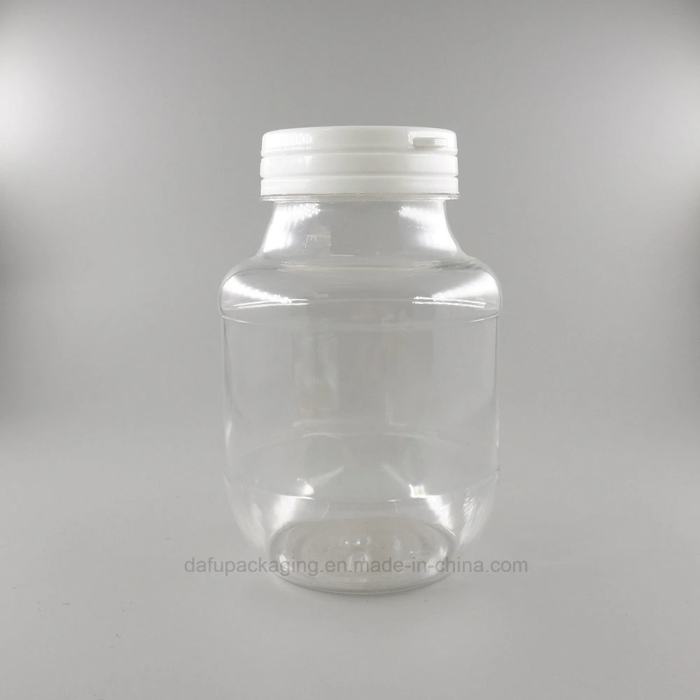 OEM Pet 230ml Special Shape Medicine Plastic Container with Tearing Cap