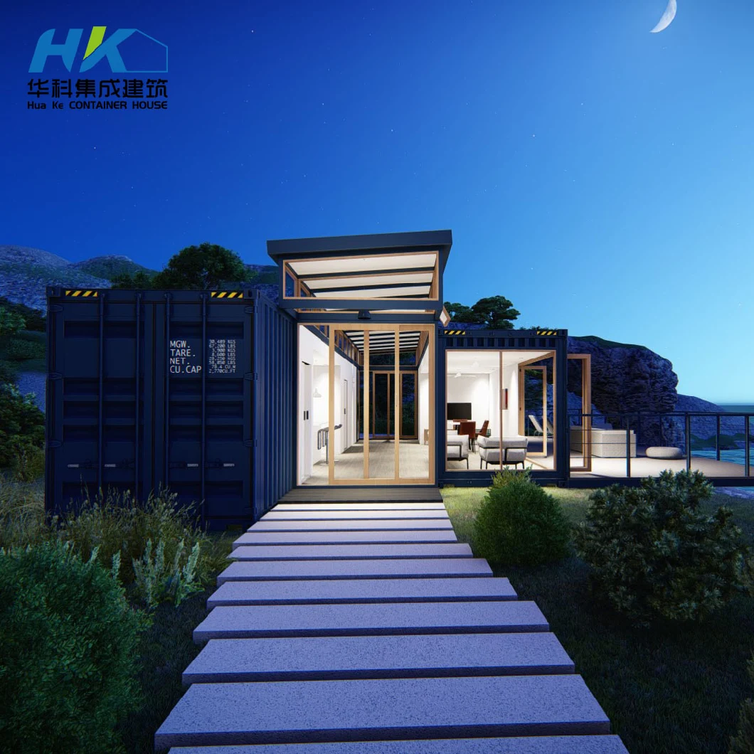 Luxury Prefab Modulare Prefabricated Container House for Holiday.