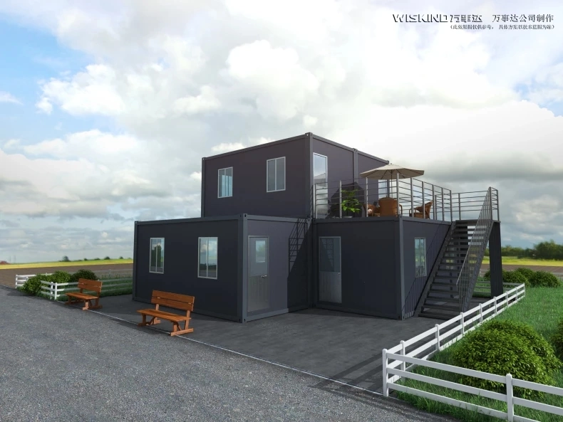 2021 Luxury Prefabricated Houses Container Homes Luxury Light Steel Frame House Container House