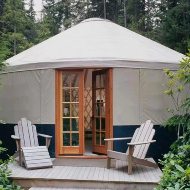Luxury Mongolian Yurt for Resort, 8m Diameter Mongolian Tent