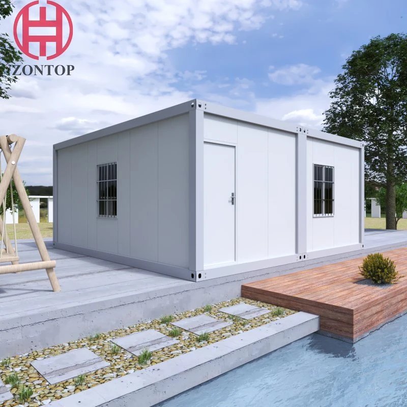 Zontop China Made Living Portable Sandwich Panel Luxury Modern Design Storage Steel 20FT 40 FT Prefabricated Shipping Prefab Home Luxury Container House