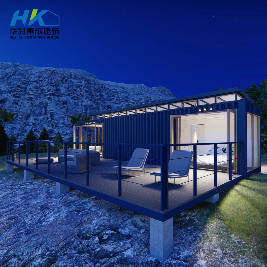 Luxury Prefab Modulare Prefabricated Container House for Holiday.