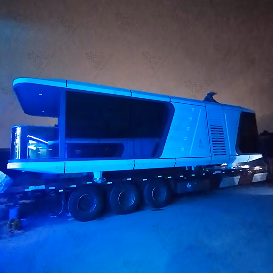 Luxury Prefab Mobile Modular Glass Tiny House Can Be Customized