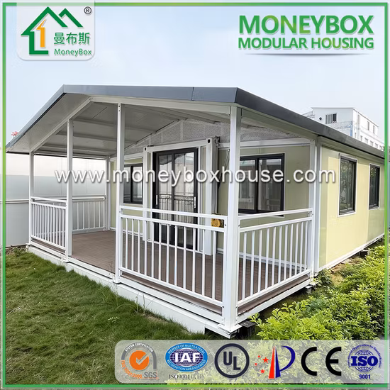 20FT New Luxury Modern Prefab Foldable Modular Mobile Living Portable Movable Turnkey Tiny Prefabricated Shipping Expandable Container Home